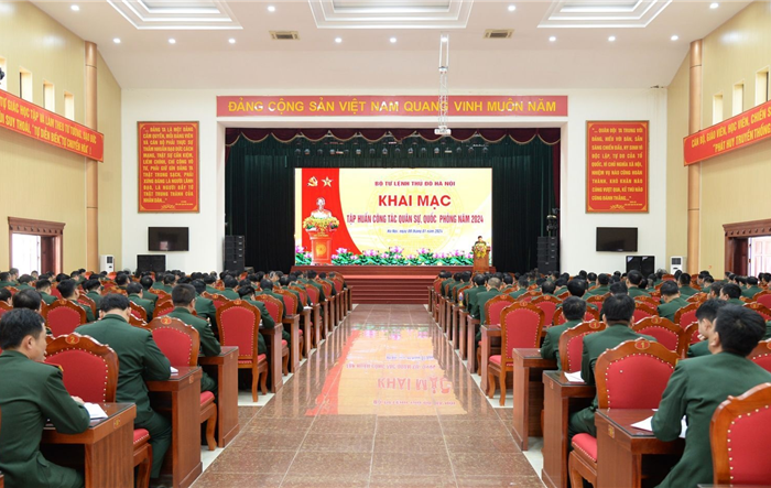 Bộ Tư lệnh Thủ đô tập huấn công tác quân sự, quốc phòng năm 2024