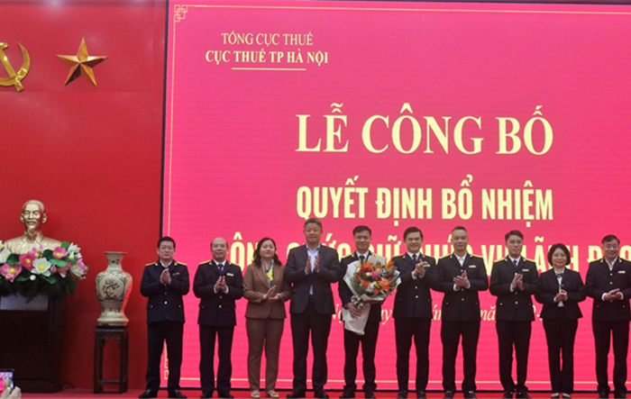 Bổ nhiệm Phó Cục trưởng Cục Thuế thành phố Hà Nội 