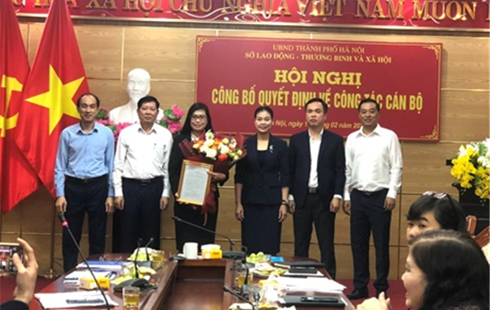 Hội nghị công bố Quyết định của Giám đốc Sở Lao động - Thương binh và Xã hội thành phố về công tác cán bộ