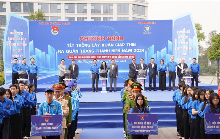 Thành đoàn Hà Nội ra quân Tháng Thanh niên năm 2024