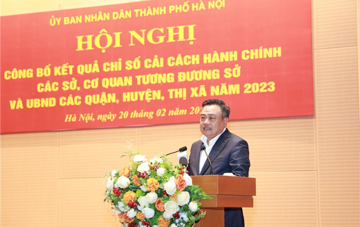 Thành phố Hà Nội công bố kết quả Chỉ số cải cách hành chính năm 2023