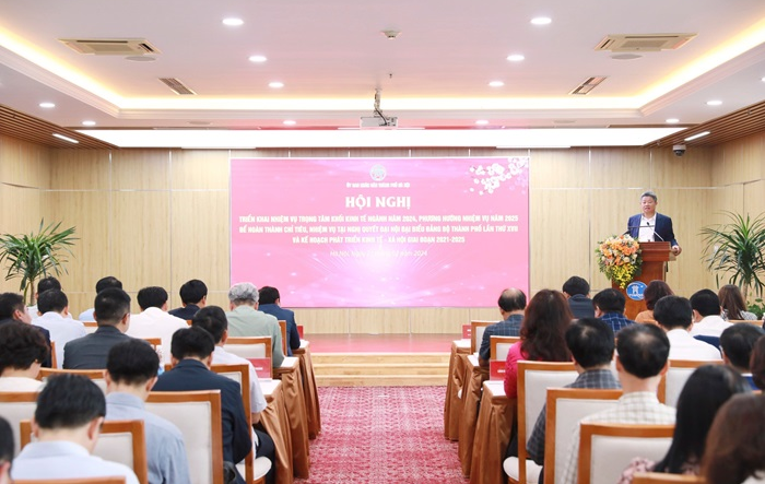 Hà Nội triển khai nhiệm vụ trọng tâm khối kinh tế ngành 2024