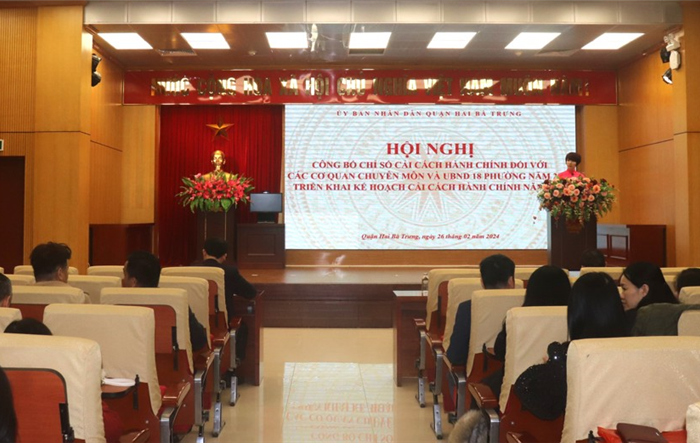 Quận Hai Bà Trưng: Tiếp tục nỗ lực nâng cao thứ hạng cải cách hành chính