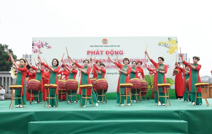 Hội Nông dân thành phố phát động Tết trồng cây: Xây dựng Thủ đô "xanh - thông minh - hiện đại"