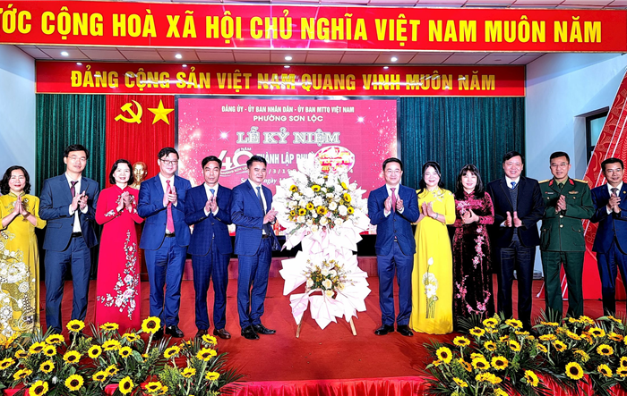 Kỷ niệm 40 năm thành lập phường Sơn Lộc (thị xã Sơn Tây)
