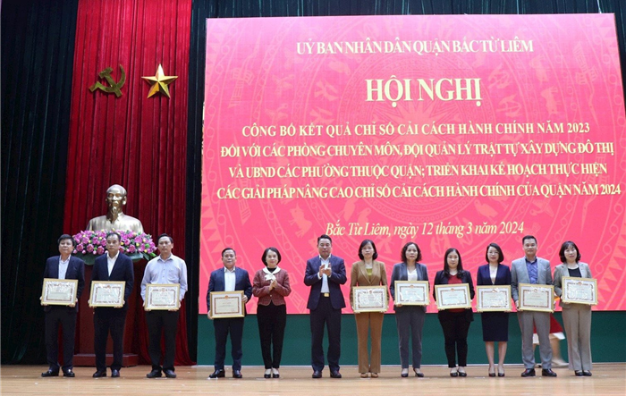 Quận Bắc Từ Liêm đạt chỉ số cải cách hành chính 94,27%