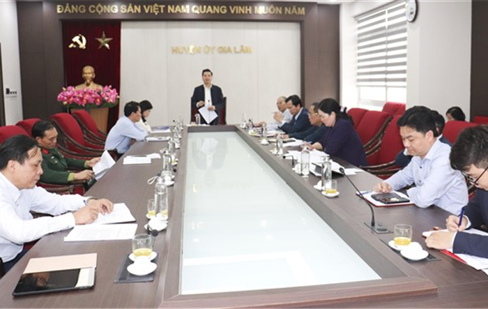 Ban Chỉ đạo Chương trình số 11-CTr/HU huyện Gia Lâm triển khai nhiệm vụ trong tâm quý II-2024