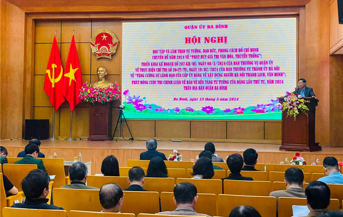 Quận Ba Đình phát động cuộc thi chính luận bảo vệ nền tảng tư tưởng của Đảng lần thứ 4 năm 2024