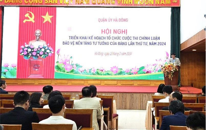 Quận Hà Đông: Phát động cuộc thi bảo vệ nền tảng tư tưởng của Đảng lần thứ IV - năm 2024