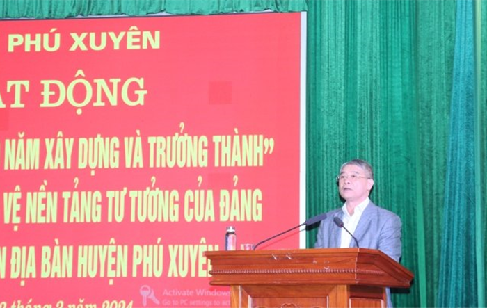 Phát động Cuộc thi “Huyện Phú Xuyên - 70 năm xây dựng và trưởng thành” và Cuộc thi “chính luận về bảo vệ nền tảng tư tưởng của Đảng lần thứ tư năm 2024”