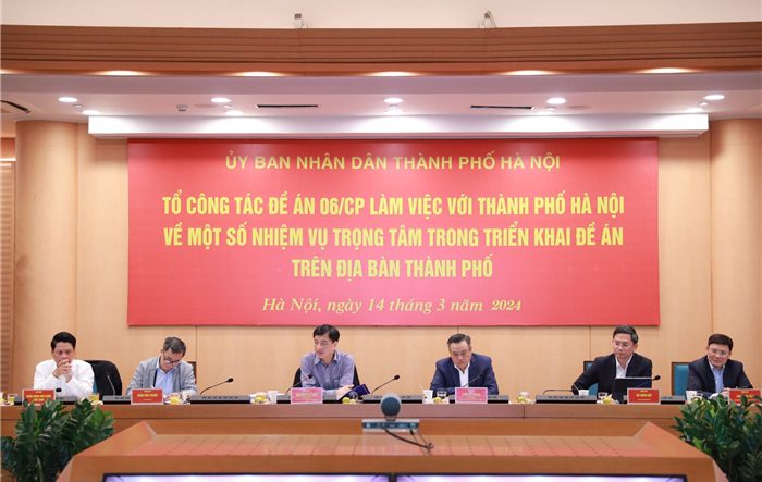 Thành phố Hà Nội quyết tâm chính trị cao, hành động đồng bộ, xuyên suốt trong thực hiện Đề án 06
