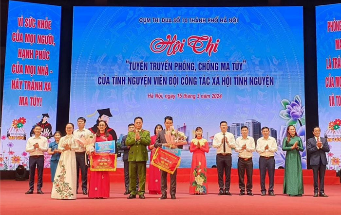 Tưng bừng hội thi tuyên truyền phòng, chống ma túy của tình nguyện viên Đội công tác xã hội tình nguyện