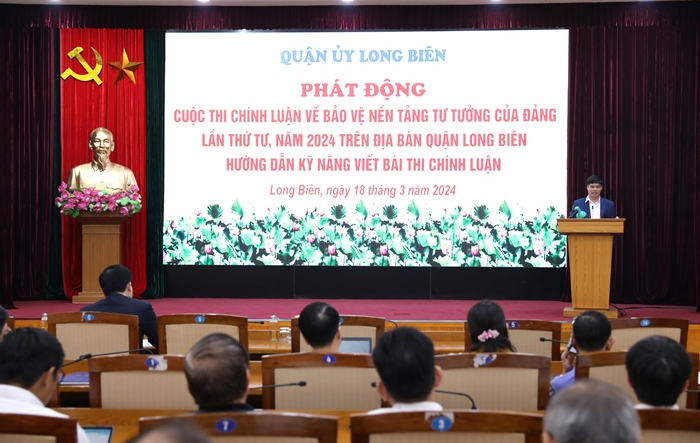 Cuộc thi chính luận về bảo vệ nền tảng tư tưởng của Đảng lần thứ tư năm 2024: Thực hiện tốt phương châm kết hợp chặt chẽ giữa “xây” và “chống”