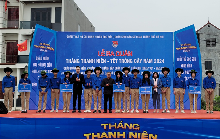 Đoàn khối các cơ quan thành phố Hà Nội ra quân Tháng thanh niên 2024