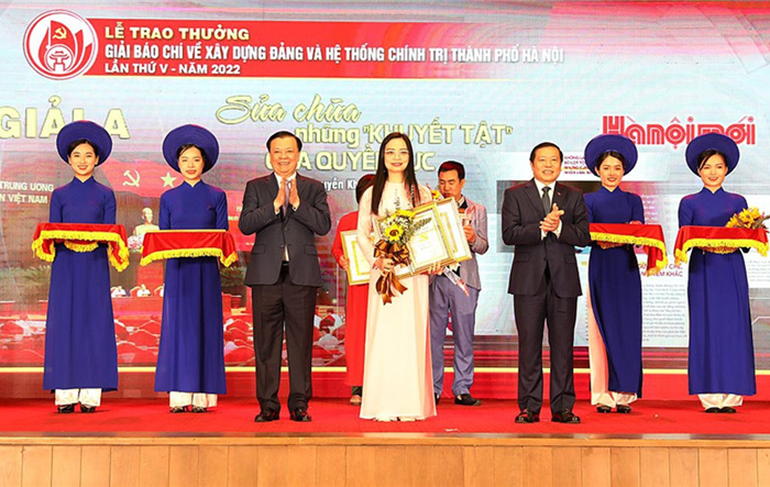 Giải báo chí về Xây dựng Đảng và hệ thống chính trị thành phố Hà Nội lần thứ VI - năm 2023: Khẳng định vai trò của báo chí trong công tác xây dựng Đảng