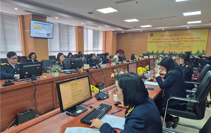Cục Thuế thành phố Hà Nội giải đáp trực tuyến vướng mắc về quyết toán thuế năm 2023