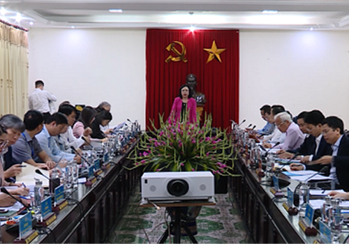 Sáng 6-11, đoàn kiểm tra của Ban Thường vụ Thành ủy do đồng chí Ngô Thị Thanh Hằng, Ủy viên Trung ương Đảng, Phó Bí thư Thường trực Thành ủy làm Trưởng đoàn, làm việc với Sở Văn hóa - Thể thao.