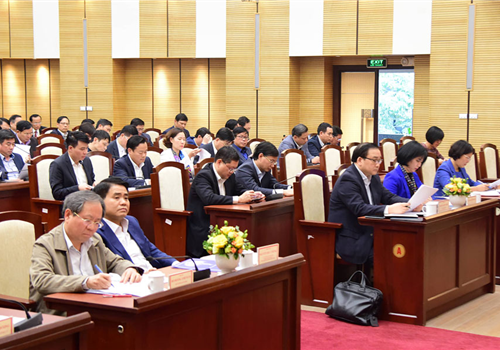 Chiều 11-12, UBND thành phố Hà Nội tổ chức Hội nghị triển khai kế hoạch kinh tế - xã hội, dự toán thu - chi ngân sách, tổng biên chế hành chính, sự nghiệp năm 2020.