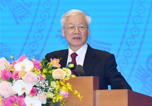 Phát biểu chỉ đạo tại Hội nghị, Tổng Bí thư, Chủ tịch nước Nguyễn Phú Trọng khẳng định: Nhờ sự nỗ lực phấn đấu của toàn Đảng, toàn dân, toàn quân, năm 2019, đất nước đã đạt được nhiều kết quả quan trọng, toàn diện và đáng mừng trên hầu hết các lĩnh vực, tốt hơn so với năm 2018. Tuy nhiên, chúng ta tuyệt nhiên không được chủ quan, thoả mãn với những kết quả, thành tích đã đạt được, bởi đất nước vẫn còn nhiều khó khăn, thách thức.
