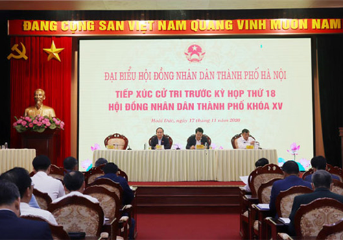 Chiều 17-11, Phó Bí thư Thành ủy, Phó Chủ tịch Thường trực HĐND thành phố Hà Nội Nguyễn Ngọc Tuấn cùng các đại biểu HĐND thành phố Hà Nội đơn vị bầu cử số 24 đã tiếp xúc cử tri tại huyện Hoài Đức trước Kỳ họp thứ mười tám, HĐND Thành phố khóa XV. Cùng dự có Ủy viên Ban Thường vụ Thành ủy, Trưởng ban Nội chính Thành ủy Nguyễn Quang Đức và đại diện lãnh đạo một số sở, ban, ngành của thành phố Hà Nội.