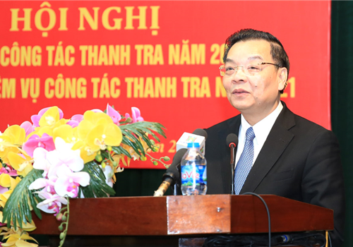 Chiều 15-1, các Ủy viên Trung ương Đảng: Tổng Thanh tra Chính phủ Lê Minh Khái và Phó Bí thư Thành ủy, Chủ tịch UBND thành phố Hà Nội Chu Ngọc Anh đã dự Hội nghị tổng kết công tác thanh tra năm 2020, triển khai nhiệm vụ công tác thanh tra năm 2021 của Thanh tra thành phố Hà Nội.