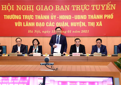 Phát biểu kết luận, Bí thư Thành ủy Vương Đình Huệ nhấn mạnh, Hội nghị với sự tham gia của gần 5.200 đại biểu đã thể hiện tầm quan trọng của sự kiện nhằm triển khai chương trình hành động thực hiện các nghị quyết của Chính phủ, Thành ủy, HĐND Thành phố về phát triển kinh tế - xã hội, tài chính, ngân sách năm 2021.