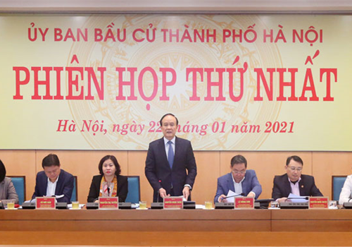 Ủy ban bầu cử Thành phố đã họp phiên thứ nhất, thông qua kế hoạch thực hiện công tác bầu cử đại biểu Quốc hội và đại biểu HĐND các cấp nhiệm kỳ 2021-2026. Đồng chí Nguyễn Ngọc Tuấn, Phó Bí thư Thành ủy, Chủ tịch HĐND Thành phố, Chủ tịch Ủy ban bầu cử Thành phố chủ trì.