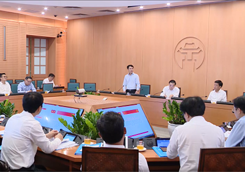 Chiều 8-4, Ủy viên Trung ương Đảng, Phó Bí thư Thành ủy, Chủ tịch UBND thành phố Hà Nội Chu Ngọc Anh - Trưởng ban Chỉ đạo Chương trình số 05-CTr/TU của Thành ủy Hà Nội về "Đẩy mạnh công tác quy hoạch, quản lý quy hoạch, nâng cao hiệu lực, hiệu quả quản lý sử dụng tài nguyên, bảo vệ môi trường, chủ động phòng, chống thiên tai, cứu hộ, cứu nạn, ứng phó biến đổi khí hậu giai đoạn 2021-2025” đã chủ trì cuộc họp Ban Chỉ đạo.