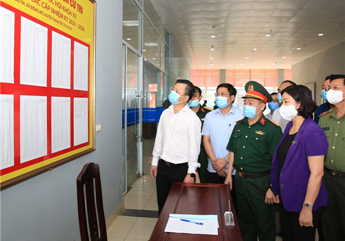 Sáng 7-5, Ủy viên Trung ương Đảng, Phó Bí thư Thường trực Thành ủy, Phó Chủ tịch Ủy ban Bầu cử thành phố Hà Nội Nguyễn Thị Tuyến đã chủ trì buổi kiểm tra công tác chỉ đạo cuộc bầu cử đại biểu Quốc hội khóa XV và đại biểu HĐND các cấp nhiệm kỳ 2021-2026 và công tác phòng, chống dịch Covid-19 tại huyện Thanh Trì. 