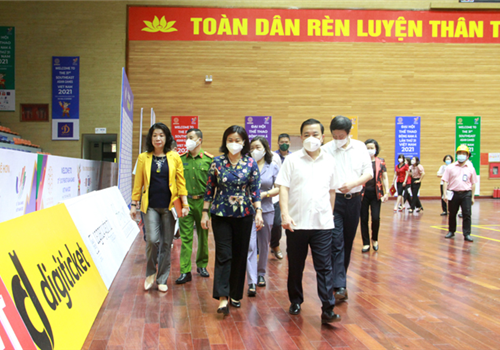 Sáng 28-4, Ủy viên Trung ương Đảng, Phó Bí thư Thường trực Thành ủy Nguyễn Thị Tuyến đã đi kiểm tra việc thực hiện các nhiệm vụ trong công tác chuẩn bị Đại hội thể thao Đông Nam Á (SEA Games) 31 trên địa bàn huyện Thanh Trì và quận Ba Đình. Cùng đi có Phó Chủ tịch UBND Thành phố Chử Xuân Dũng và đại diện một số sở, ngành Thành phố.