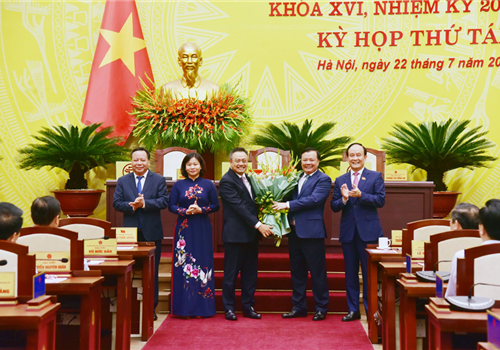 Chiều 22-7, HĐND thành phố Hà Nội khóa XVI tổ chức kỳ họp thứ tám (kỳ họp chuyên đề) để bầu chức danh Chủ tịch UBND thành phố Hà Nội khóa XVI, nhiệm kỳ 2021-2026.